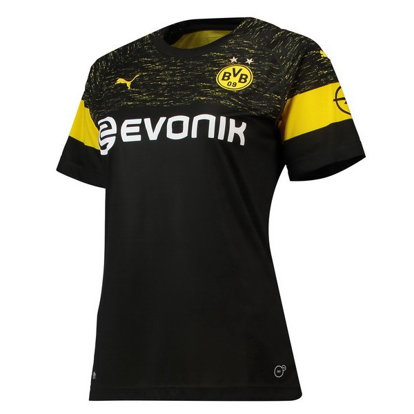 Camiseta Borussia Dortmund Segunda equipación Mujer 2018-2019 Negro
